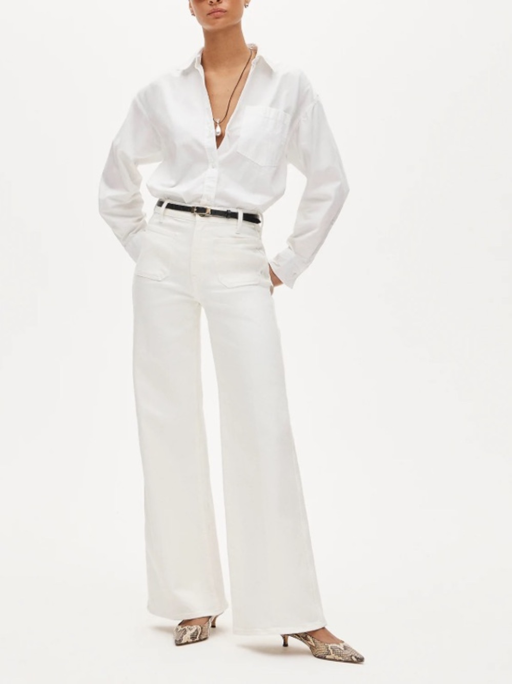 J crew Petite Sailor denim trouser